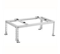 LIQONWAG Outdoor Air Conditioner Mounting Bracket Air Conditioner Mount Bracket, Mini Split Stand, Heavy Duty Condenser Stand, Ground Stand for Split Air Conditioners Heat Pump System (: White/Whit