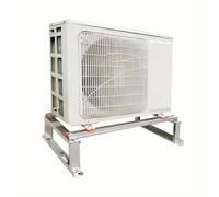 LIQONWAG Outdoor Air Conditioner Mounting Bracket Stainless Steel Air Conditioner Floor Stand Bracket, Heavy Duty Groundrt Bracket, Mini Split Air Conditioner Air Handler Heat Pump Base Shelf/Sier/73*