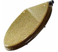 LIQONWAG Resin Toilet Seat Elongated, Heavy Duty Glitter Toilet Seat Soft Close with Quick Release, Glitter Cover Acrylic Toilet Seats/D