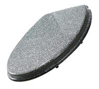 LIQONWAG Resin Toilet Seat Elongated, Heavy Duty Glitter Toilet Seat Soft Close with Quick Release, Glitter Cover Acrylic Toilet Seats/Sier