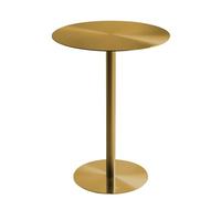 LIQONWAG round Bar Table | 40Cm/50Cm Table Top High Kitchen Dining Tables | Stainless Steel Outdoor Side End Tables| Circular Cocktail Drinks Table | Tall Garden Patio Counter Bipub Tables/50*50*95Cm