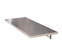 LIQONWAG Space-Saving Wall Mounted Folding Desk Table, Sturdy Steel Bracket, Narrow Laundry Floating Table for Home Office,Easy Installation, Multi-Functional Workstation./70 * 40Cm