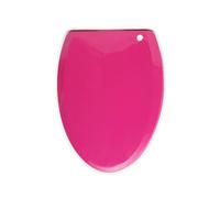 LIQONWAG Toilet Seat Elongated Slow-Close Toilet Seat with Non-Slip Seat Bumpers, Easy to Install and Clean Oval Toilet Seats, Removable/Pink