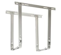 LIQONWAG Universal Air Conditioner Mounting Bracket - Space-Savingrt for Ductless Mini Split Ac Condenser Units, Top-Mounted Heat Pump Shelf, Durable & Easy Installation/70X42X68Cm