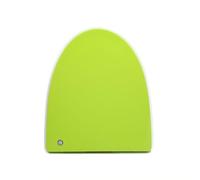 LIQONWAG V Shaped Toilet Seat with Lid, Slow Close, Easy to Install and Clean, Durable Plastic, Colored Replacement Toilet Seats, Fits Standard V Stoilets Bowl/Green