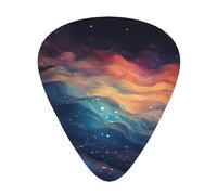 Liquefied clouds Patterned Guitar Picks - 12-Piece Set with 3 Different Thicknesses, Suitable for Electric and Acoustic Guitars