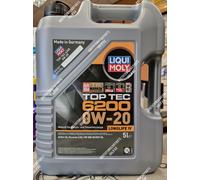 Liqui Moly Top Tec 6200 0W-20 0W20 Synthetic Technology Engine Oil 5L 5 Litres