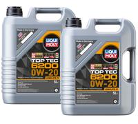 Liqui Moly Top Tec 6200 0W-20 0W20 Synthetic Technology Engine Oil 5L 5 Litres