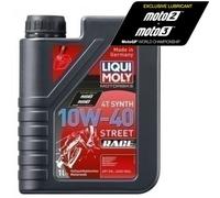 Liqui Moly 100% Synthetic 4T 10W-40 Street Race Motor Oil - 1L Bottle