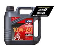 Liqui Moly - Motorbike 4T Fully Syn 10w60 Offroad Race Engine Oil - 4L - 3054