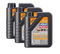 Liqui Moly 10W40 Engine Oil Leichtlauf Performance Acea A3 B3 3X1L