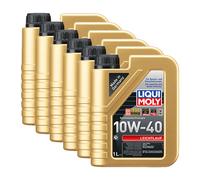 Liqui Moly 10W40 Leichtlauf 10W-40 Semi Synthetic Engine Oil Acea A3/b4 6X1L