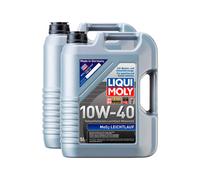 Liqui Moly 10W40 Semi-Synthetic Engine Oil Mos2 Leichtlauf Acea A3 B4 2X5L
