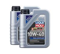 Liqui Moly 10W40 Semi-Synthetic Engine Oil Mos2 Leichtlauf Acea A3 B4 Api Sl 2L