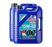 Liqui Moly 15W-40 Marine 4T Mineral Engine Oil Acea A3/b4 E7 Ci-4 Sl 2X5L