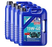 Liqui Moly 15W-40 Marine 4T Mineral Engine Oil Acea A3/b4 E7 Ci-4 Sl 4X5L