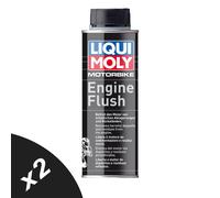 Liqui Moly 1657 Motorbike Engine Flush Cleaner Oil Additive 2x250ml