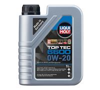 Liqui Moly Top Tec 6600 0W-20 Engine Oil 1L BMW LL-17 FE+ MB 229.71 229.72 JLR