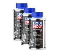 Liqui Moly 3 x 1581 motorcycle 4T bike engine oil additive, 125 ml.