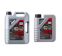 Liqui Moly 3741 Top Tec 4300 Motoröl 5 W-30 5 Liter & 2323 Toptech Engine Oil HC 4300 5w30 1L