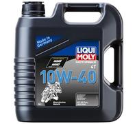 Liqui Moly 4T 10W-40 Basic Street 4L mineral engine oil cat-tested 3046 | Air- and water-cooled engines with and without wet clutch