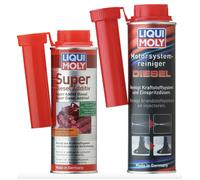 Liqui Moly 5128 Motor System Reiniger Diesel & 5120 Super Diesel Additiv New