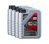 Liqui Moly 5W30 Fully Synthetic Engine Oil Top Tec 4300 Acea C2/c3 Api Sp 4X1L