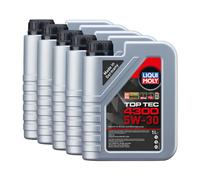 Liqui Moly 5W30 Fully Synthetic Engine Oil Top Tec 4300 Acea C2/c3 Api Sp 5X1L
