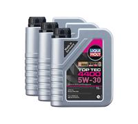 Liqui Moly 5W30 Fully Synthetic Engine Oil Top Tec 4400 Acea C4 Rn 0720 3X1L