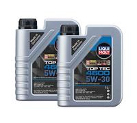 Liqui Moly 5W30 Synthetic Engine Oil Top Tec 4600 2X1L