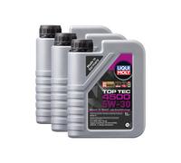 Liqui Moly 5W30 Top Tec 4500 Engine Oil C1 Stjlr.03.5005 For Land Rover 3X1L