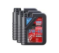 Liqui Moly 5W40 Fully Synthetic Motorbike 4T Street Race Engine Oil Api Sp 3X1L