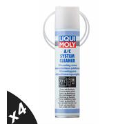 Liqui Moly A/C System Cleaner Spray 4x250ml Removes Odors Bacteria & Mold