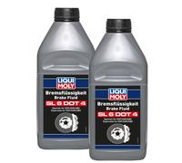 Liqui Moly Brake Fluid SL6 Dot 4 1 Litre - Outstanding Thermal Stability - 21168