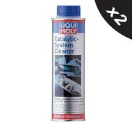 Liqui Moly Catalytic Converter Cleaner 2x300ml - Cleans Intake, Valves & Chamber; Protects Converter; Improves Combustion & Fuel Economy (LM-8931x2)