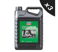 LIQUI MOLY Chainsaw Oil Petrol & Electric Pole Saws Hedge Trimmers ISO100 3x5L