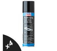 Liqui Moly Copper Spray Grease Anti-Seize Lubricant Heat Resistant Spray 4x250ml