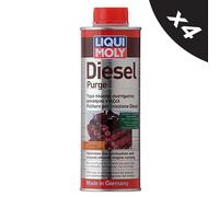 Liqui Moly Diesel Purge Injector Cleaner Fuel System Treatment 4x500ml