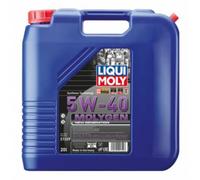 LIQUI MOLY Engine Oil 5W-40 Molygen Engine Oil ACEA A3/B4 ACEA A3/B3 API SN New Generation 20L Compatible with VW Golf VII Hatchback 5G1, BQ1, BE1, BE2 Golf IV Hatchback 1J1 Golf VI 5K1 Polo 9N