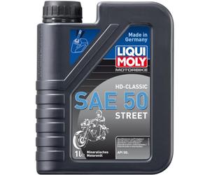 Liqui Moly HD Classic Engine Oil SAE 50 1L for Harley-Davidson | Mineral, suitable for 4-stroke engines, OEM ref 1572 compatible with classic motorcycles