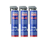 Liqui Moly Lm 40 Multi-Purpose Spray Lubricates Cleans & Protects 3X400Ml