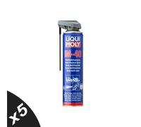 LIQUI MOLY LM 40 Multi-Purpose Spray Lubricates Cleans & Protects 5x400ml