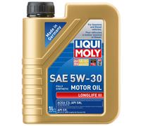 Liqui Moly Longlife III 5W-30 Fully Synthetic Low Friction Engine Oil 1L 1 Litre