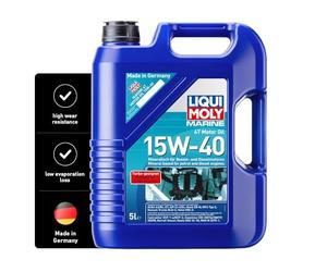 LIQUI MOLY Marine 4T Motor Oil 15W-40 | 5 L | Boot mineral motor oil | SKU: 25016