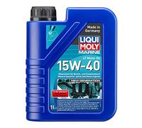 LIQUI MOLY Marine 4T Motor Oil 15W-40 New Generation | 1 Litre | Mineral Boat Engine Oil | Item #: 25089