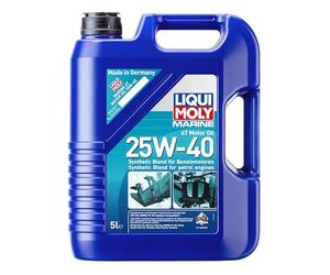 LIQUI MOLY Marine 4T Motor Oil 25W-40 | 5 L | Boot mineral motor oil | SKU: 25027