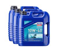 Liqui Moly Marine Pwc Oil 10W-40 Fully Synthetic Engine Oil Api Sp, Jaso Ma2 3X4L