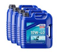 Liqui Moly Marine Pwc Oil 10W-40 Fully Synthetic Engine Oil Api Sp, Jaso Ma2 4X4L