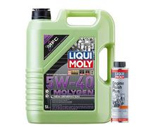 Liqui Moly MOLYGEN 5W40 ACEA A3/B4 VW BMW AUDI PORSCHE 5L+ENGINE FLUSH 300ml