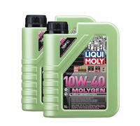 Liqui Moly Molygen Fully Synthetic High Performance 10W40 Engine Oil 2X1L
